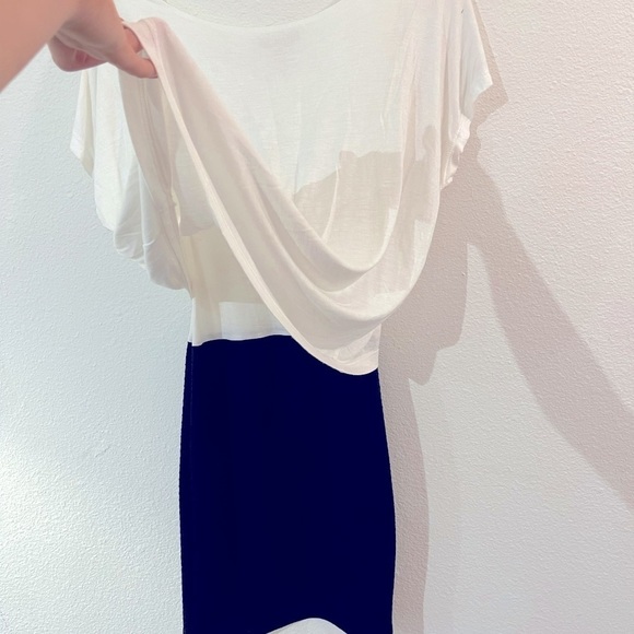 Brand New with tags sz XS Aqua dress twotone bodycon party vacation cocktail nwt - Picture 1 of 15